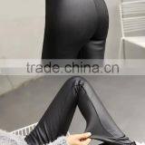 Warm Sexy Artificial Leather PU Female Fleece Pants thumbnail-2