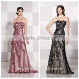 Sleeveless One Piece Patterns of Lace Evening Dress thumbnail-1