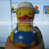 wholesale build labourer bath duck, hardhat construction worker rubber duck