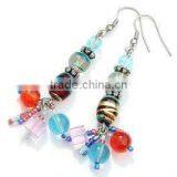 Summer Color Bead Earrings, New Design DIY Bead Jewelry thumbnail-1