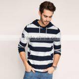 Fashion Stripes Unique Design Wholesale Plain Hoodie With Glove for Man