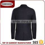 New Design Half Lined Polyester Viscose Black Man Business Suit Jacket thumbnail-2
