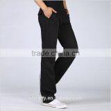 OEM Service Clothing Custom Simple Design Black Cotton Trousers Mens Cargo Pants thumbnail-3