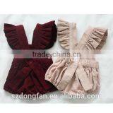 Latest 2017 Corduroy Baby Girl Romper Ruffle Carters Baby Clothes thumbnail-2