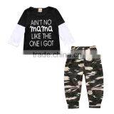 S17489A 2017 New Style Baby Boy Clothes Kids Camouflage Clothes Sets thumbnail-3