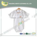 High Quality Plain Cotton White Baby Onesie Wholesale Baby Romper thumbnail-2