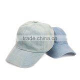 Custom Denim Brush 6 Panel Blank Wholesale Cycling Dad Baseball Hat thumbnail-2