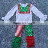 2015 Hot Sale Autumn Winter Baby Unisex Christmas Tree Pajamas Outfits Kids Night Gown Outfits Baby New Year Outfits thumbnail-3