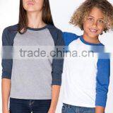 Next Level Apparel Youth CVC 3/4 Raglan Tee - Made From 60% Combed Ring-spun Cotton and 40% Polyester Jersey thumbnail-1