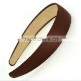Fashion Colorful Plastic Headband Satin thumbnail-4