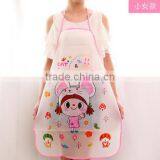 Cute Korean Version of Fashion Waterproof Anti - Oil Adult Sleeveless Hooded Cartoon Kitchen Aprons Advertising Aprons thumbnail-5