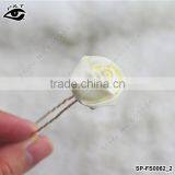 Fabric Flower Design Hairclip White Bridal Hair Sticks Wedding&Party Hair Accessories thumbnail-1