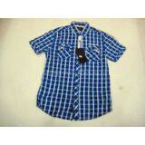 Custom Mens Shirts Casual Slim Fit Stylish Mens Blue Plaid Shirts thumbnail-1