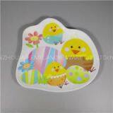 Promotional Gifts Custom Fun Shape Melamine Tray Melamine Dishes For Easter Day thumbnail-1