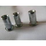 Stainless Steel Flat Head Vertical Stripes Rivet Nuts thumbnail-3