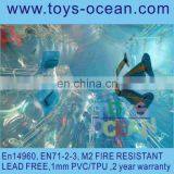 2016 New Style Inflatable Transparent Bumper Ball for Sale,TPU Material Ball for Outdoor Games,inflatable Rolling Ball for Kids thumbnail-5