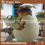 2016 amusement park hatching dinosaur eggs for taking photo