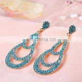 European Luxury Fashion Jewelry Crystal Fashion Drop Earring thumbnail-5
