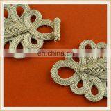 High Quality Gold Chinese Knot Button Custom Frog Button for Garment Decorative thumbnail-3