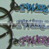 no Minimum Custom Souvenir Metal Alphabet Letter Keychain, Promotion Souvenir Gift Letter Shaped Keyring