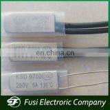 KSD9700 Metal Case Thermal Protector Normally Closed Type 130C 250V 5A