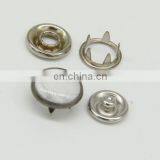 Fashion Brass Cap Prong Ring Snap Button, Stainless Steel Snappet-prong Button Five Prong Snap Button thumbnail-2
