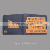 Godfather Wallet For Men Vintage Letter Printing Short Leather Wallets thumbnail-1