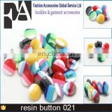 cloth button plastic resin colored shank buttons