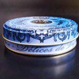 Oblate Foil-stamping Surface Tea Tin Can Round Tin thumbnail-2