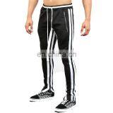 DiZNEW Guangzhou Black and White Track Casual Striped Trousers Mens Striped Jeans Pants