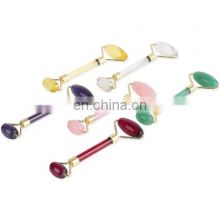 New Hot Natural Double Head Stone Beauty Tool Eye Face Massager Jade Roller