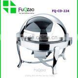 Stainless Steel Cookwares Catering Tray Round Buffet Servers Buffet Chafing Dish thumbnail-2