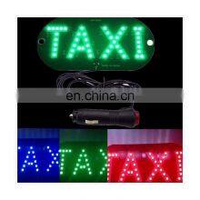 Led Lighted Sign Taxi Super Bright Auto Vehicles Car Plastic Signal Light Taxi Roof Led Top Light Board Windshield Sign thumbnail-2