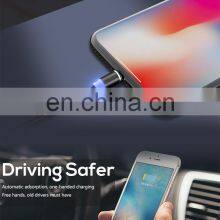 360 Degree Auto Connect Rotation Charging USB Magnet Braided Round Magnetic Cable thumbnail-5