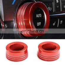 Suitable for Toyota Tantu Mid-control Air Conditioner Knob Decoration Protection Accessories Aluminum Alloy thumbnail-4