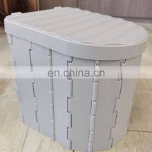 Portable Folding Toilet Car Commode Camping Toilet Car Toilet and Storage Stool for Camping, Hiking, Trips, Traffic Jam thumbnail-4