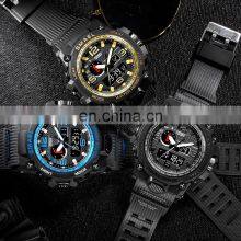 SMAEL 1545 Fashion Digital Quartz Hand Watch For Men Silicone Back Light Outdoor Sports Wrist Watches thumbnail-3