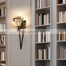 HUAYI Iron Metal Housing Led Wall Lamp E12 Art Deco Wall Light Hotel Wall Mounted Bedside Lamp Reading Lamp thumbnail-4