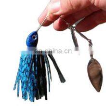Byloo 3/8oz Metal Buzz Bait Wobblers Sinking Fishing Lure Spinnerbait Colorado Willow Blades Flash Chartre Spinner Lure