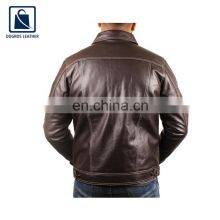 Factory Direct Sale Good Quality Elegant Design Stylish Look Genuine Leather Jacket for Men thumbnail-4