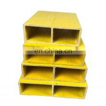 Pultrusion Hollow Square Tube Pultruded Profiles FRP Rectangular Plastic Pipe Tube thumbnail-1