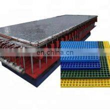 Yellow Orange Gray Black Square Mesh Size FRP Grid 15mm to 63mm Thick Frp Grp Fiberglass Grating thumbnail-4