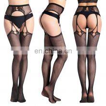2022 Mature Women Foot Black Lace High Tight Interior Nylon Silk Stocking Foot Sexy Stockings thumbnail-4