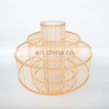 Supplier High Quality Bamboo Handwoven Natural Light For Decoration Woven Lampshade Vietnam Supplier thumbnail-5