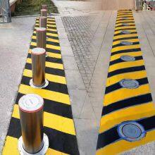 High Quality Traffic Safety Residential Security Post Parking Bollards Driveway DC 36V Automated Rising Columns Bollard