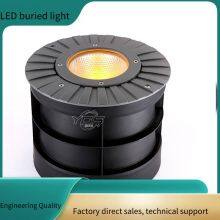 Led Outdoor High-power In-ground Lights With Adjustable Angle and Telescopic Function, Cob 10w, Single Color Constant Light, Dmx512 Full-color With Control thumbnail-1