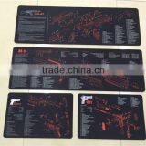 2016 New Design Custom AR-15,AK47,Glcok,1911 Gun Cleaning Mat,gun Mat for Rifle & Pistol Preparing and Cleaning Quality Choice thumbnail-2