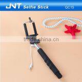2015 High Quality Wholesale QC15 Selfie Handheld Stick,selfie Stick Cable Take Pole Selfie Stick thumbnail-4