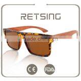 2015 High Quality pc Frame Bamboo Polarized Sunglasses Customized Logo thumbnail-1