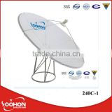 2.4m C Band Satellite Digital TV Antenna